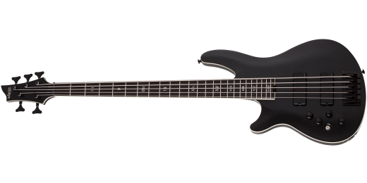 Schecter - SLS Elite-5 Evil Twin 5-String Bass - Satin Black - Left Handed