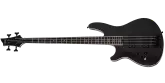 Schecter - SLS Elite-4 Evil Twin 4-String Bass - Satin Black - Left Handed