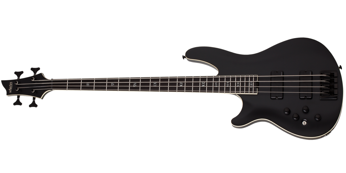 SLS Elite-4 \'\'Evil Twin\'\' 4-String Bass - Satin Black - Left Handed