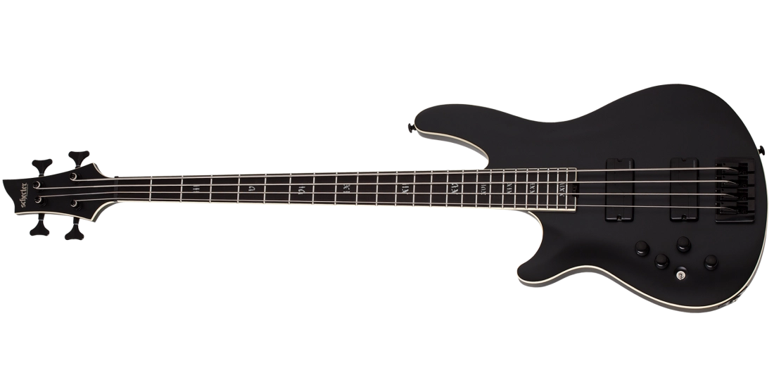 SLS Elite-4 \'\'Evil Twin\'\' 4-String Bass - Satin Black - Left Handed