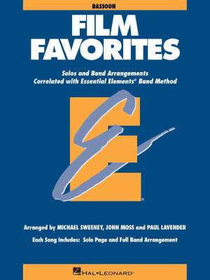 Hal Leonard - Essential Elements Film Favorites - Sweeney/Lavender/Moss - Bassoon - Book