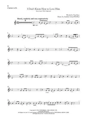 Andrew Lloyd Webber for Classical Players - Webber - Clarinet/Piano - Book/Audio Online