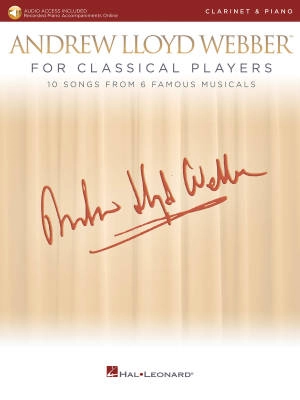 Hal Leonard - Andrew Lloyd Webber for Classical Players - Webber - Clarinet/Piano - Book/Audio Online