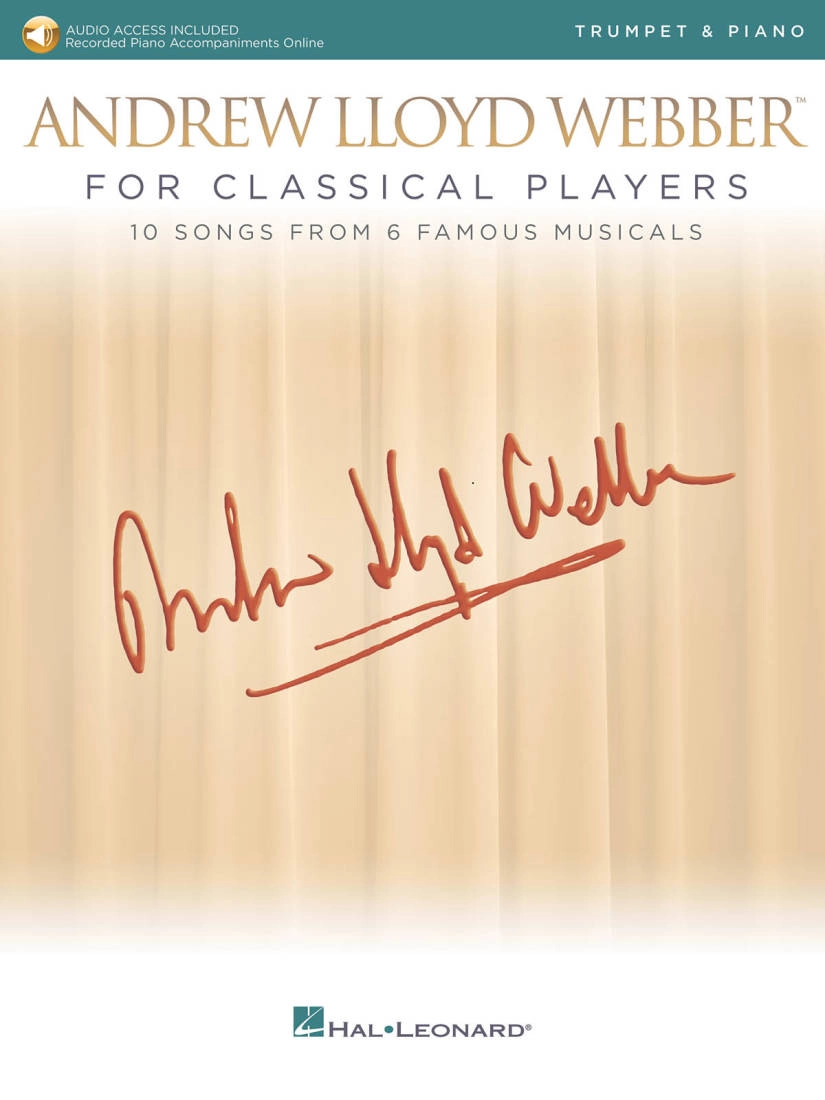 Andrew Lloyd Webber for Classical Players - Webber - Trumpet/Piano - Book/Audio Online