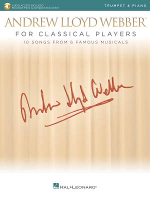 Hal Leonard - Andrew Lloyd Webber for Classical Players - Webber - Trumpet/Piano - Book/Audio Online