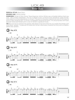 First 50 Licks You Should Play on Guitar - Nelson - Guitar TAB - Book/Audio Online
