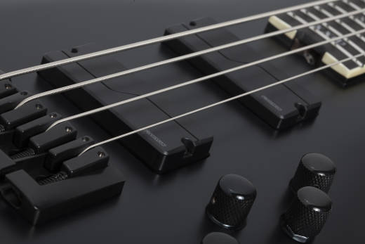 SLS Elite-4 \'\'Evil Twin\'\' 4-String Bass - Satin Black