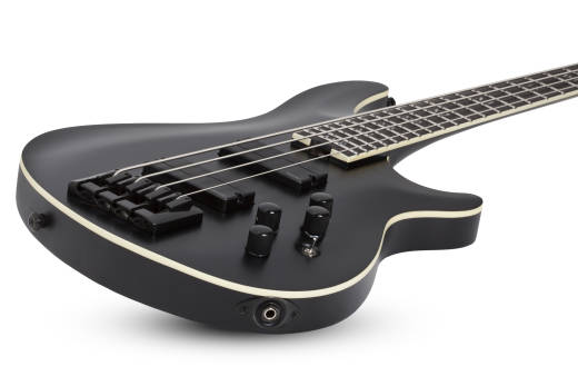 SLS Elite-4 \'\'Evil Twin\'\' 4-String Bass - Satin Black