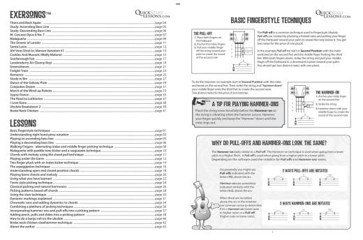 Kev\'s Quickstart: Fingerstyle Ukulele, Volume 2 - Rones - Ukulele TAB - Book/Audio Online