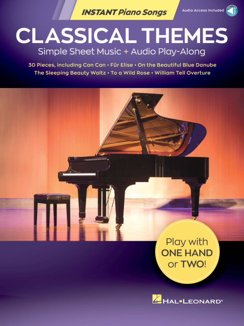Classical Themes: Instant Piano Songs - Book/Audio Online