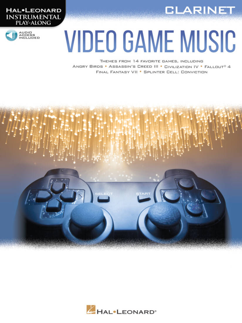 Video Game Music: Instrumental Play-Along - Clarinet - Book/Audio Online