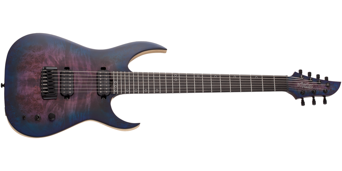 Keith Merrow KM-7 MK-III Artist 7-String Electric Guitar - Blue Crimson