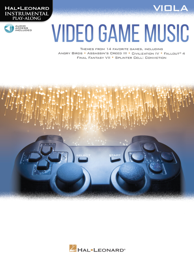 Video Game Music: Instrumental Play-Along - Viola - Book/Audio Online