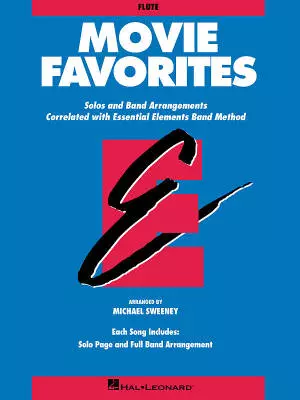 Hal Leonard - Essential Elements Movie Favorites - Sweeney - Flute - Book