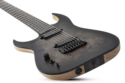 Keith Merrow KM-7 MK-III Artist 7-String Electric Guitar Left-Handed - Trans Black Burst