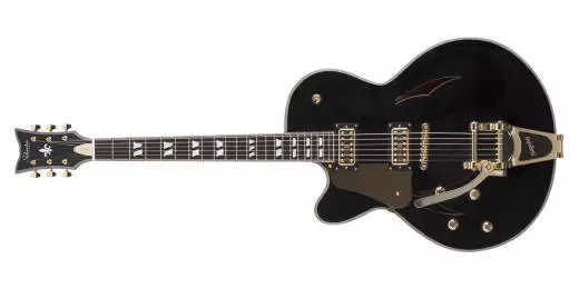 Coupe Electric Guitar Left-Handed - Gloss Black