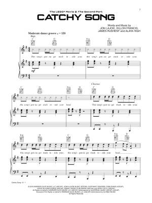 Catchy Song  (from The LEGO Movie 2: The Second Part) - Lajoie/Francis/Rushent/High - Piano/Vocal/Guitar - Sheet Music
