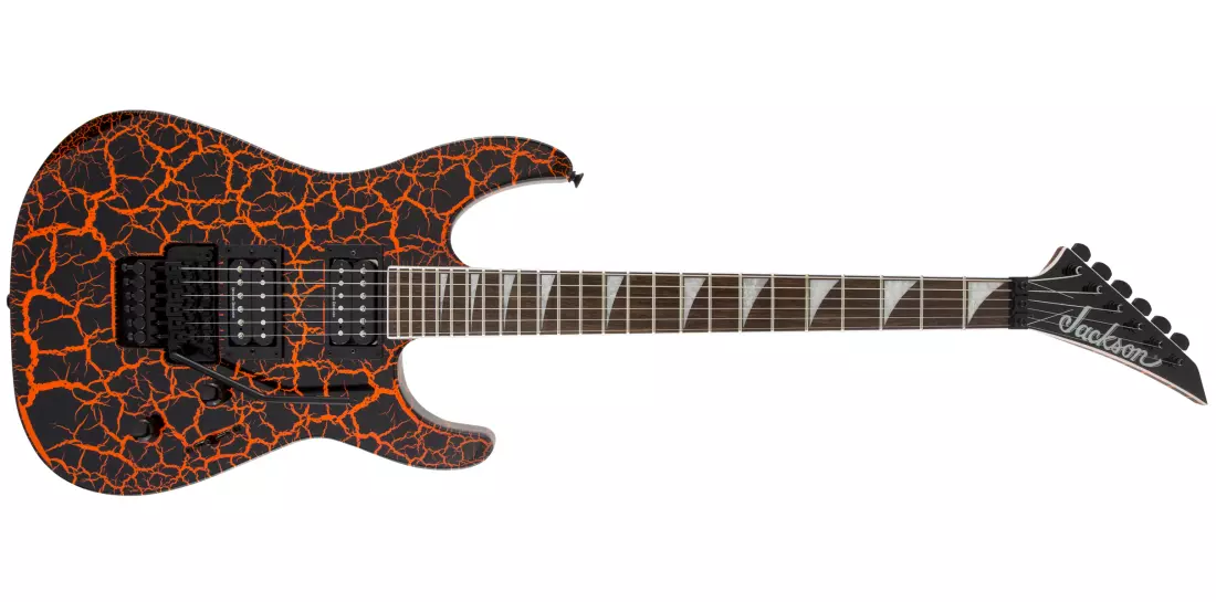 X Series Soloist SLX Crackle, Laurel Fingerboard - Orange Crackle