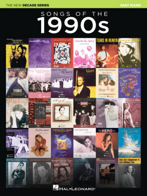 Songs of the 1990s: The New Decade Series - Easy Piano - Book