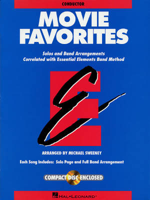 Hal Leonard - Essential Elements Movie Favorites - Sweeney - Chef dorchestre - Livre/CD