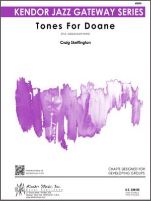Kendor Music Inc. - Tones For Doane - Skeffington - Jazz Ensemble - Gr. Easy