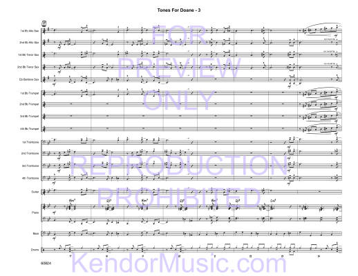 Tones For Doane - Skeffington - Jazz Ensemble - Gr. Easy