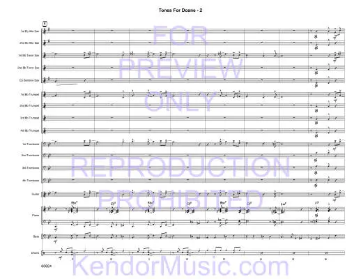 Tones For Doane - Skeffington - Jazz Ensemble - Gr. Easy