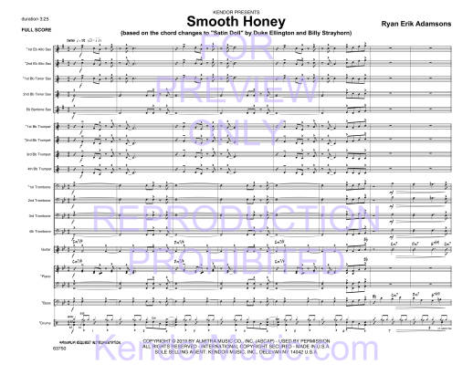 Smooth Honey - Adamsons - Jazz Ensemble - Gr. Very Easy