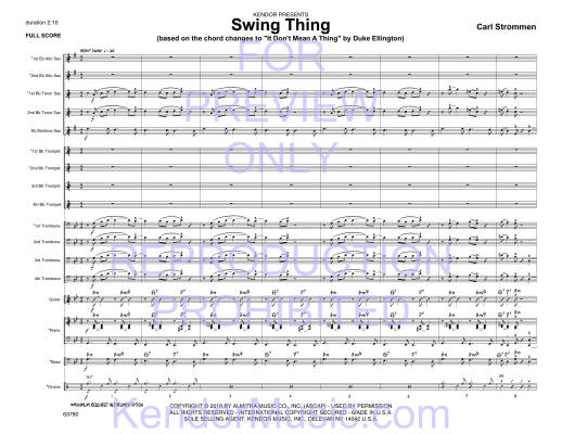 Swing Thing - Strommen - Jazz Ensemble - Gr. Very Easy