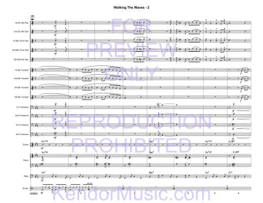 Walking The Waves - Blair - Jazz Ensemble - Gr. Easy