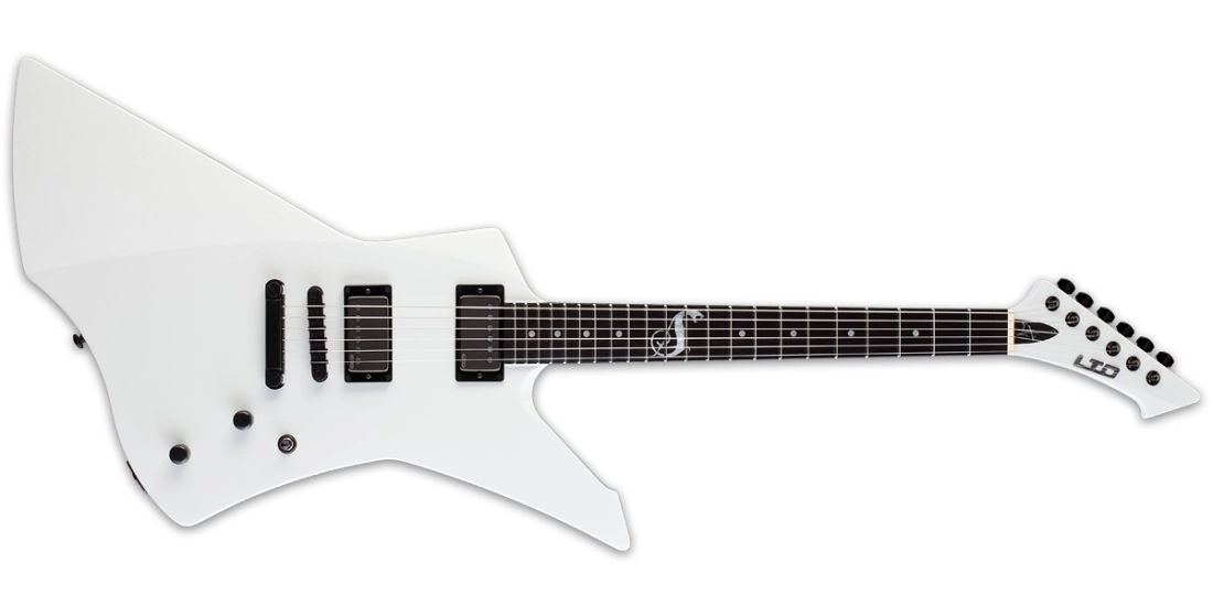 LTD James Hetfield Snakebyte Signature Electric Guitar - Snow White