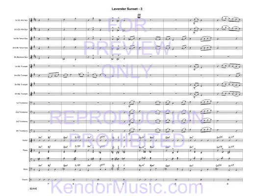 Lavender Sunset - Yasinitsky - Jazz Ensemble - Gr. Easy