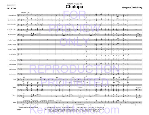 Chalupa - Yasinitsky - Jazz Ensemble - Gr. Easy