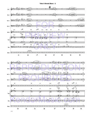 Take A Break Blues - Shutack - Jazz Ensemble - Gr. Very Easy
