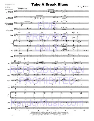 Take A Break Blues - Shutack - Jazz Ensemble - Gr. Very Easy