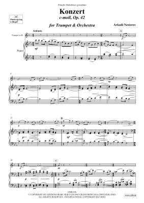 Concerto In C Min., Op. 42 - Nesterov - Trumpet/Piano