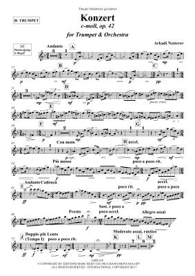 Concerto In C Min., Op. 42 - Nesterov - Trumpet/Piano