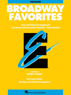 Essential Elements Broadway Favorites - Sweeney - Percussion - Book