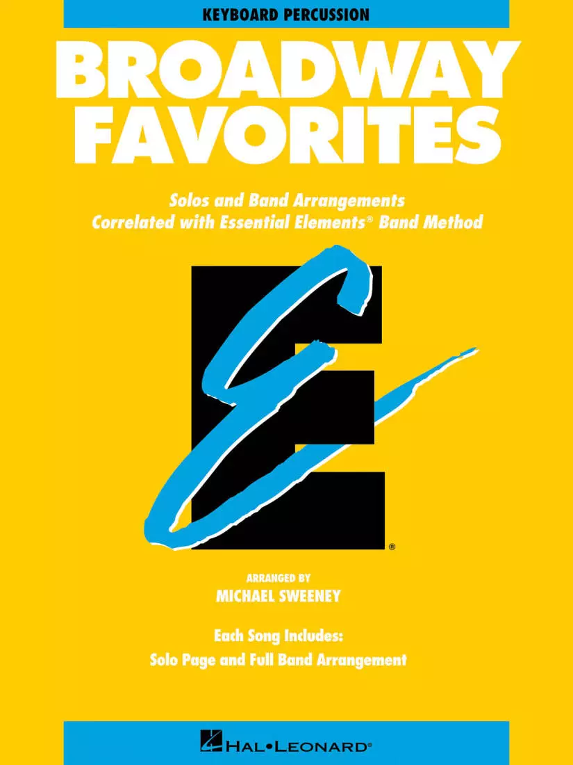 Essential Elements Broadway Favorites - Sweeney - Keyboard Percussion - Book