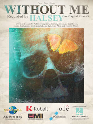 Hal Leonard - Without Me - Halsey - Piano/Voix/Guitare - Partitions