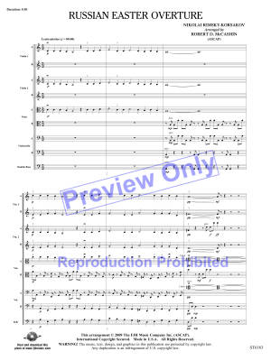 Russian Easter Overture - Rimsky-Korsakov/McCashin - String Orchestra - Gr. 5