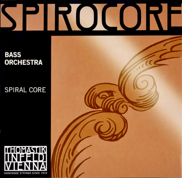 Spirocore Double Bass Single D String 1/2