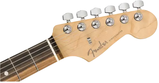 American Elite Stratocaster, Ebony Fingerboard - Satin Ice Blue Metallic