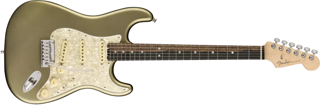 American Elite Stratocaster, Ebony Fingerboard - Satin Jade Pearl Metallic