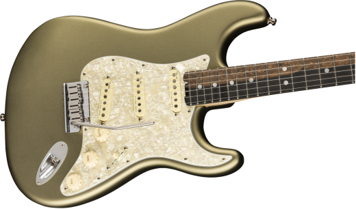 American Elite Stratocaster, Ebony Fingerboard - Satin Jade Pearl Metallic