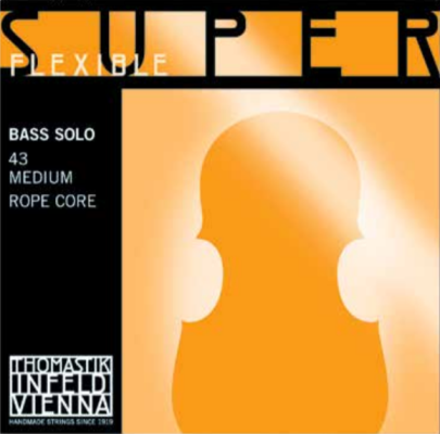 Superflexible Double Bass String Set 4/4 - Solo Tuning