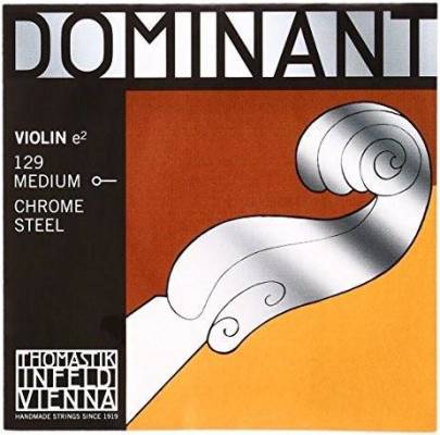 Thomastik-Infeld - Corde Dominant de violon Mi simple 1/4 - Chrome