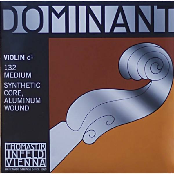 Dominant Single Violin D String 4/4 - Heavy Tension