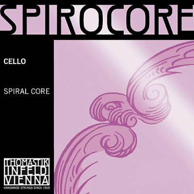 Thomastik-Infeld - Spirocore Single Cello G String 4/4 - Silver Wound - Light