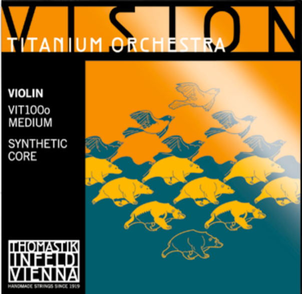 Vision Titanium Orchestral Single Violin E String 4/4